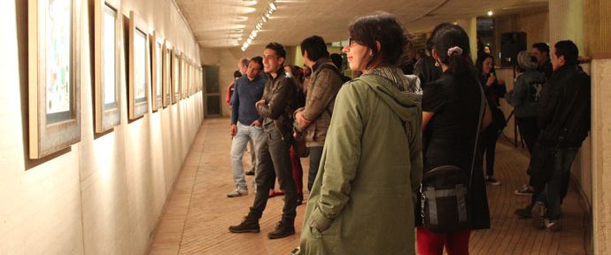 250 personas asisten a la inauguración de la Exposición “Miro: Pintor, poeta” en Bogotá (Colombia)